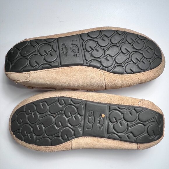 UGG Women Dakota Slippers Tan Suede 9 - Picture 8 of 10
